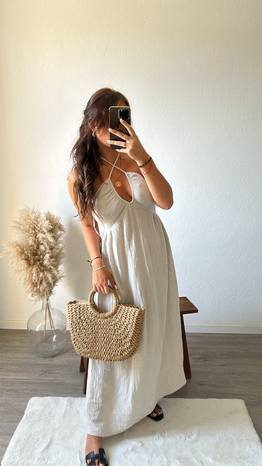 ROBE LELIA BEIGE